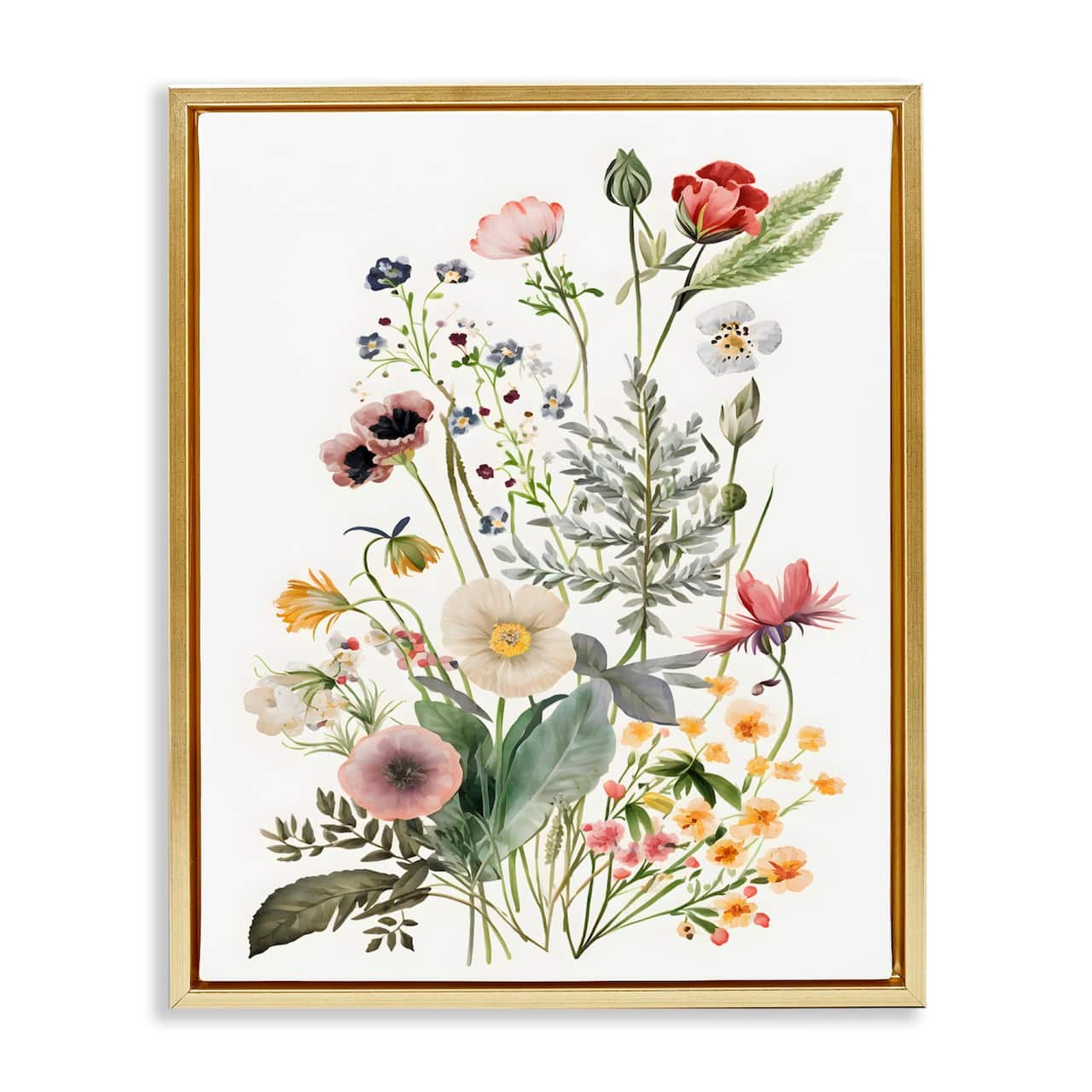 Stupell Industries Subtle Spring Blossoms Floater Framed Art